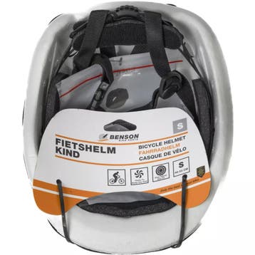 Benson Fietshelm kind maat S 48-52 cm zwart - kunststof -..., Ophalen of Verzenden, Nieuw