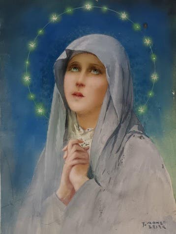 Clito Monestier detto Tito (1886-1960) - Madonna in, Antiek en Kunst