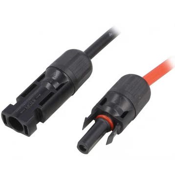 MC4 kabel - Male + Female - 2 meter, Ophalen of Verzenden, Nieuw