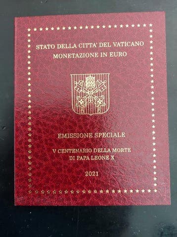 Vaticaan. Year Set (BU) 2021 Emissione Speciale (Zonder