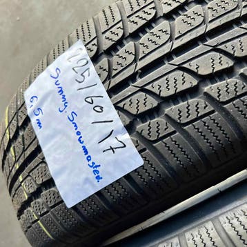 4 x Sunny 225-60-17 Winterbanden 6,5mm, Gebruikt, 17 inch, Band(en), Personenwagen