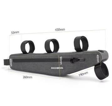 Fiets Frametas 1.5L Waterdicht Top Tube Bag MTB Race, Fietsen en Brommers, Fietsaccessoires | Fietstassen, Verzenden, Nieuw