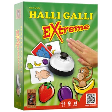 999 Games Halli Galli Extreme actie van €17,99 voor €16,19, Ophalen of Verzenden, Nieuw