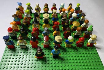 Lego Minifiguur - World City - 50 Lego Mini Figuren Minifig, Nieuw