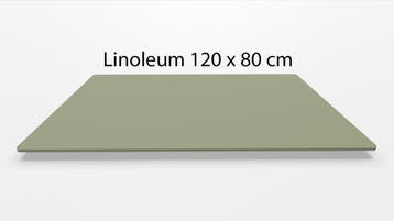 Linoleum blad, 120x80cm, Overige plaatsen, Ophalen of Verzenden, Nieuw in verpakking, Bureau