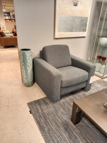 Fauteuil in stof met hoge zit en stevig zitcomfort, Nieuw, 75 tot 100 cm, Stof, 75 tot 100 cm
