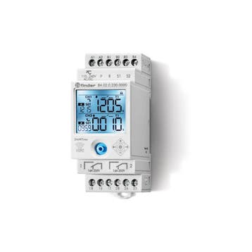 Finder Slimme Timer Relais 16A Dubbele Kanalen 110-240V, Verzenden, Nieuw, Overige typen