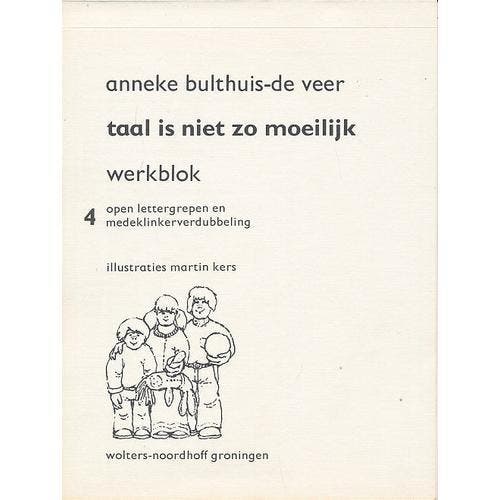 Taal is niet zo moeilijk Werkblok 4 (zie omschrijving), Boeken, Schoolboeken, Nieuw, Verzenden