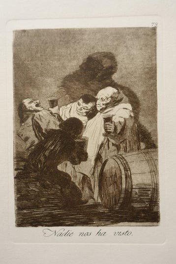 Francisco De Goya (1746-1828) - Caprichos: Blatt #79 Nadie