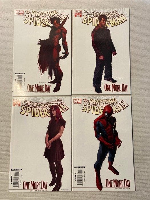 Spider-man One More Day (2007) # 1 to 4! Complete Run with, Boeken, Strips | Comics