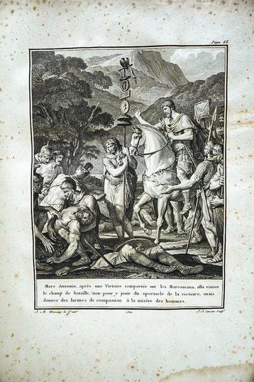Marc Antonin & Dacier / Moreau le jeune - Réflexions morales, Antiek en Kunst