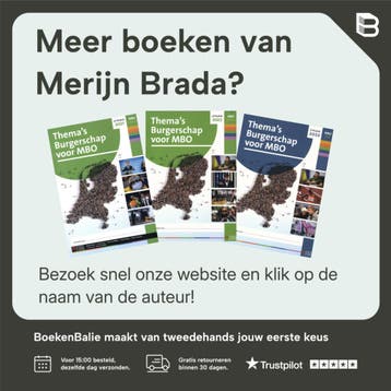 MBO 3-4 | 2023-2024 / Themas Burgerschap / Leerwerkboek, Boeken, Verzenden, Zo goed als nieuw, Merijn Brada