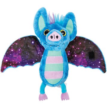 Pluche vleermuis knuffel - lichtblauw/paars - 17 cm - glow, Kinderen en Baby's, Speelgoed | Knuffels en Pluche, Verzenden, Nieuw