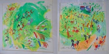 Jake Sutton (1947) - 2 works: Classic Race With A Brilliant
