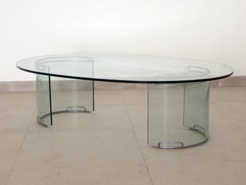 Gallotti & Radice - Luigi Massoni - Salontafel - Adam - Glas, Huis en Inrichting, Nieuw