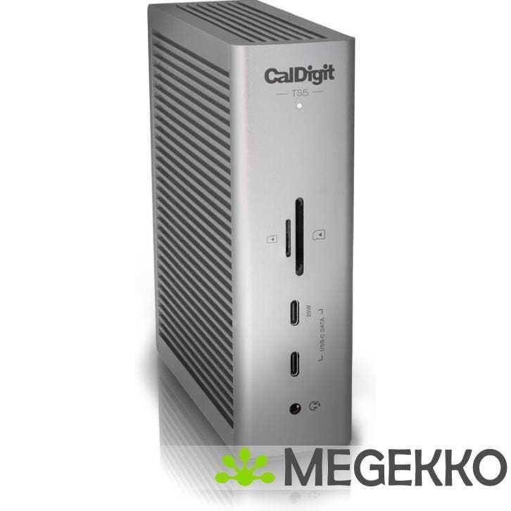 CalDigit TS5 Thunderbolt Station 5 Grijs, Computers en Software, Windows Laptops, Nieuw, Verzenden