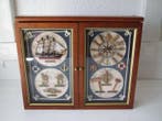 Kast - Hout, glas - Nautische sleutelkast