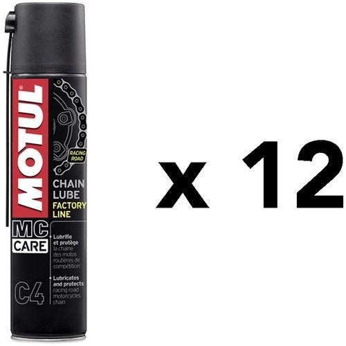 Motul C4 Kettingolie Factory Line 12 X 400Ml, Auto diversen, Onderhoudsmiddelen, Verzenden