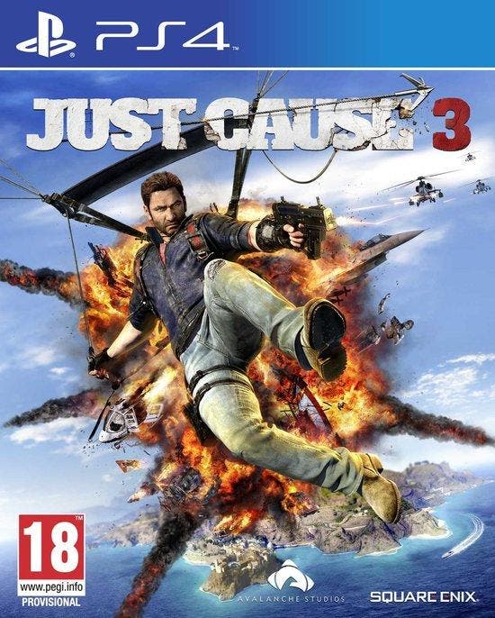 Playstation 4 Just Cause 3, Spelcomputers en Games, Games | Sony PlayStation 4, Zo goed als nieuw, Verzenden