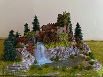 Heki, Noch H0 - Modeltreinlandschap (1) - Oude ruine op, Hobby en Vrije tijd, Nieuw