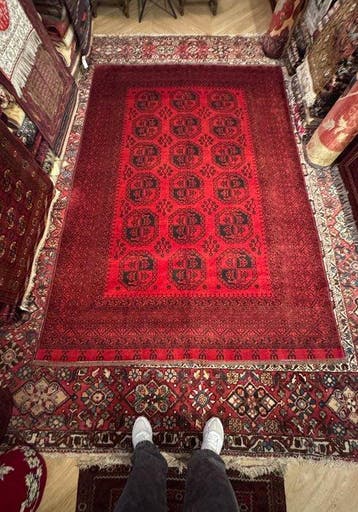 Afghan - Tapijt - 280 cm - 170 cm - Vloerkleed met, Nieuw