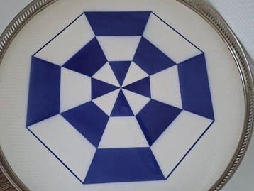 Paetsch Steingutfabrik - Dienblad - Aardewerk - Taartplateau, Antiek en Kunst