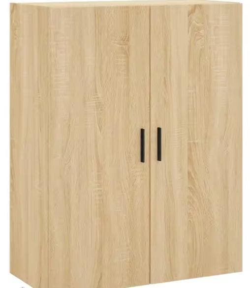 Sonoma eiken wandkast met deuren 69,5×34×90 cm, Huis en Inrichting, Kasten | Kledingkasten, Nieuw, Verzenden