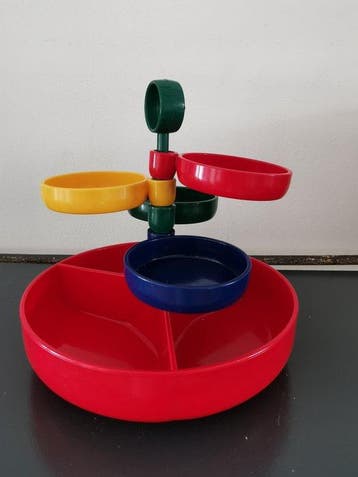 Container - Plastic - Draai carrousel vintage / snacktoren