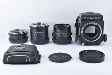 Mamiya RB67 + Sekor NB 3.8/90mm + filmback + Intermediate, Audio, Tv en Foto, Fotocamera's Analoog, Nieuw