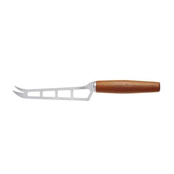 Triangle Kaasmes Sense – 27 cm – RVS met Pruimenhouten H, Huis en Inrichting, Ophalen of Verzenden, Nieuw, Rvs of Chroom