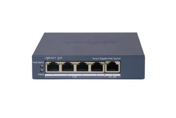Hikvision DS-3E1505P-EI, 5 poorts Smart Switch met, Computers en Software, Netwerk switches, Ophalen of Verzenden, Nieuw