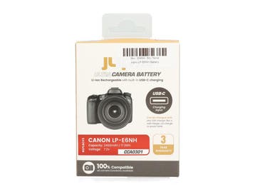 Jupio LP-E6NH Battery - 1 jaar garantie, Audio, Tv en Foto, Ophalen of Verzenden, Zo goed als nieuw