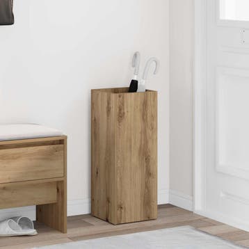 vidaXL Paraplu Standaard Artisan Eiken 25 x 24,5 x 64 cm, Huis en Inrichting, Verzenden, Nieuw