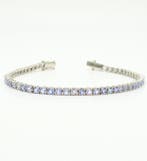 Armband - 18 karaat Witgoud Tanzaniet, Nieuw