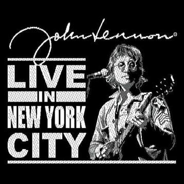 John Lennon - Live in New York City - patch officiële mercha, Ophalen of Verzenden, Nieuw, Kleding