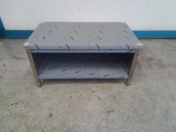 RVS Werktafel - B120 x D70 x H60 cm, Gebruikt