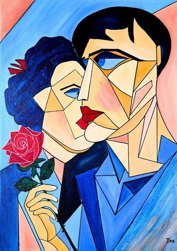 Tina Art - Rose for my lady