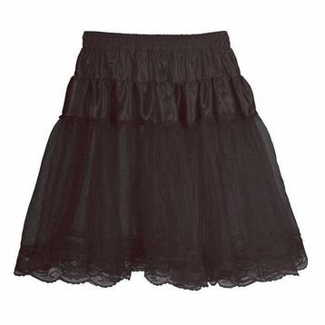 Petticoat Basic Zwart, Verzenden, Nieuw