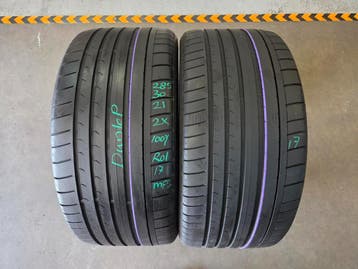 285/30/21 100Y RO1 MFS DUNLOP ZOMERBANDEN 6,5MM PROFIEL 2X, Auto-onderdelen, Banden en Velgen, Ophalen, Gebruikt, 285 mm, 21 inch