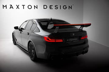 Maxton Carbon Spoiler met LED BMW 5 / M5 Sedan G30 / F90, Verzenden