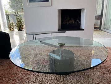 Italla - Cattelan Italia - Salontafel - Glas, Marmer, Staal