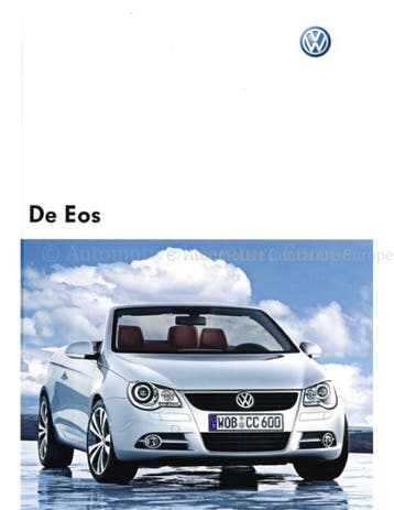 2009 VOLKSWAGEN EOS BROCHURE NEDERLANDS, Boeken, Auto's | Folders en Tijdschriften, Nieuw, Volkswagen, Author