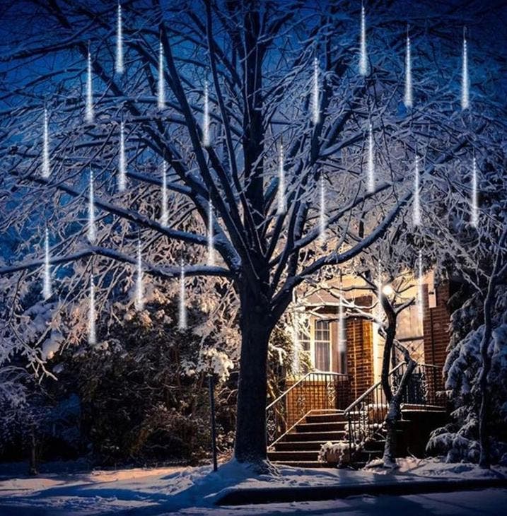 LED Meteoriet regenlichten kerst - 288 LED ijspegels - 8, Diversen, Kerst, Ophalen of Verzenden