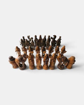 Schaakspel - Hout