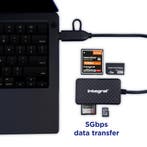 Integral 4-in-1 Multi Card Reader - USB 3.2 Gen 1 | USB-A..., Ophalen of Verzenden, Nieuw