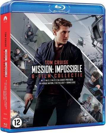 Mission: impossible 1 t/m 6  (blu-ray tweedehands film), Cd's en Dvd's, Ophalen of Verzenden, Zo goed als nieuw