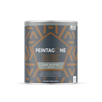 Peintagone Lak Alkyd Satin - 0,5 liter - alle lichte kleu..., Overige kleuren, Nieuw, Ophalen of Verzenden, Lak