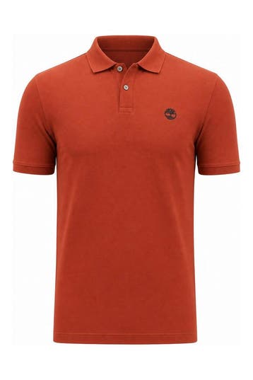 Timberland Polo in maat S Oranje, Verzenden, Zo goed als nieuw, Overige kleuren, Timberland