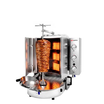 GGM Gastro | Gas Dönergrill / Shoarmagrill - met ROBAX® Glas, Verzenden