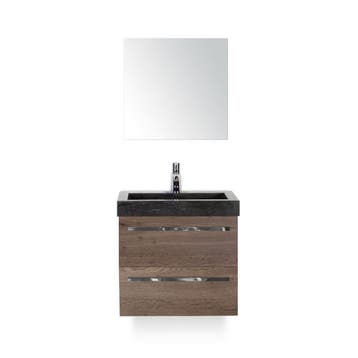 Seville Badmeubelset 60 cm - Tabacco - Wastafel Hardsteen, Ophalen of Verzenden, Nieuw